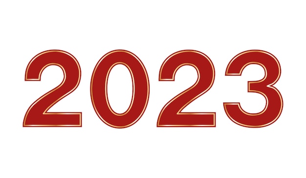 Текст с новым годом 2023 для дизайна баннера