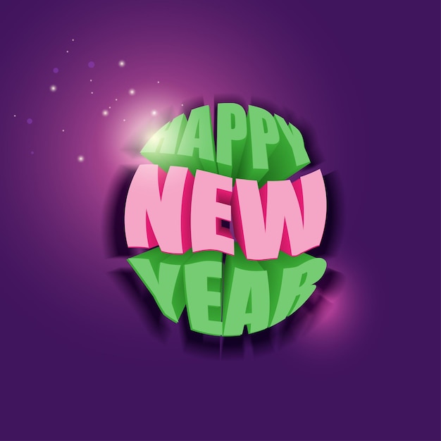 Text happy new year