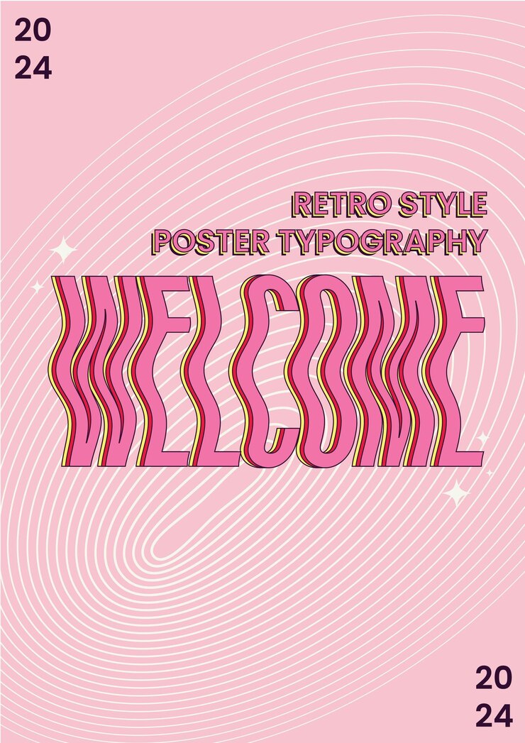Text Stroke Retro