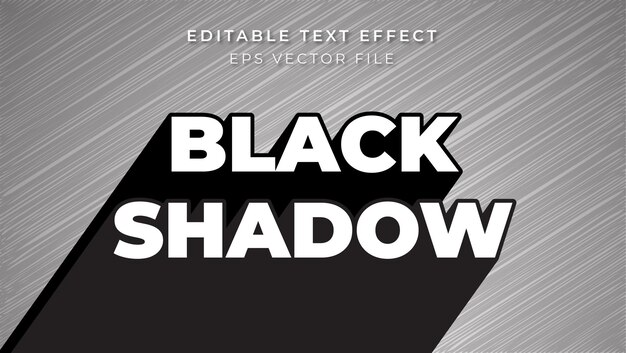 텍스트 효과BLACKSHADOW