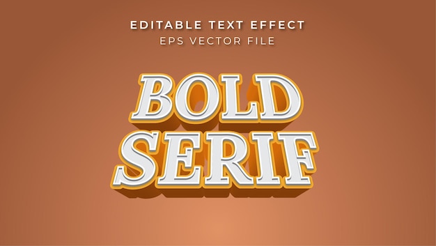 TexteffectBOLDSERIF