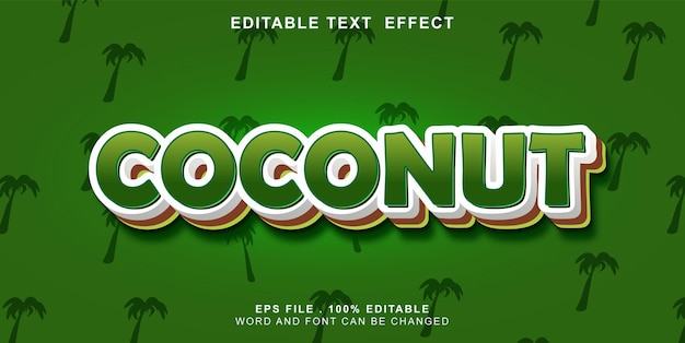 Texteffecteditablecoconut