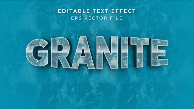 Texteffectgranite