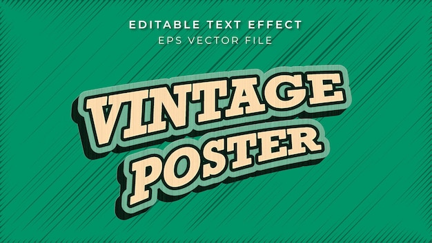 TexteffectVINTAGEPOSTER