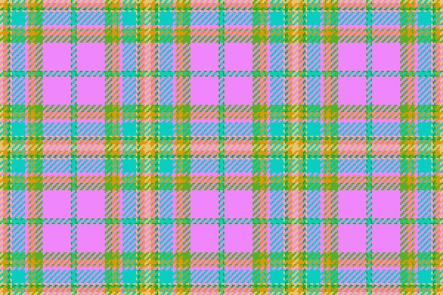 Textiel achtergrondcontrole Vector geruite stof Tartan patroon textuur naadloos