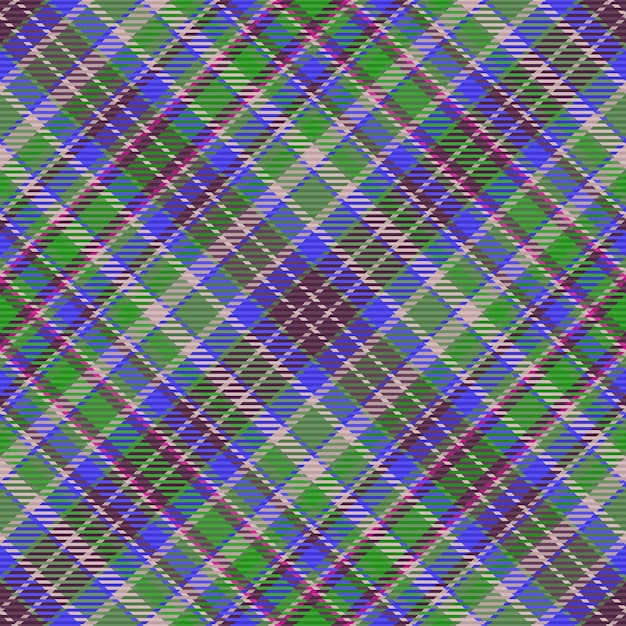 Textiel patroon tartan Naadloze check plaid Textuur stof achtergrond vector