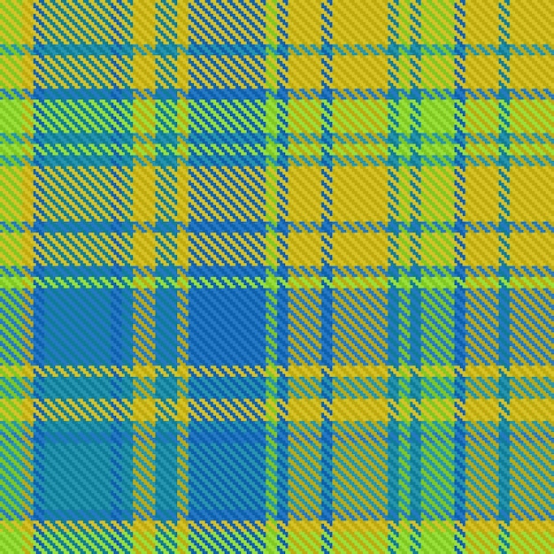 Textiel plaid check Stof naadloze vector Tartan achtergrond structuurpatroon