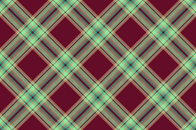 Textiel tartan check Stof achtergrond plaid Naadloze patroon vector textuur