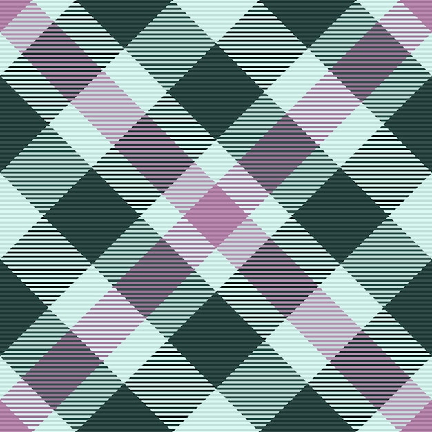Textiel tartan plaid Check patroon vector Stof naadloze textuur achtergrond