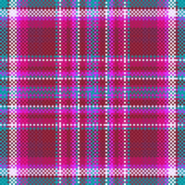 Vector textiel tartan vector patroon naadloze check stof geruite achtergrondstructuur