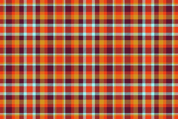 Textieltextuur check Patroon geruite naadloze Vector stof achtergrond tartan