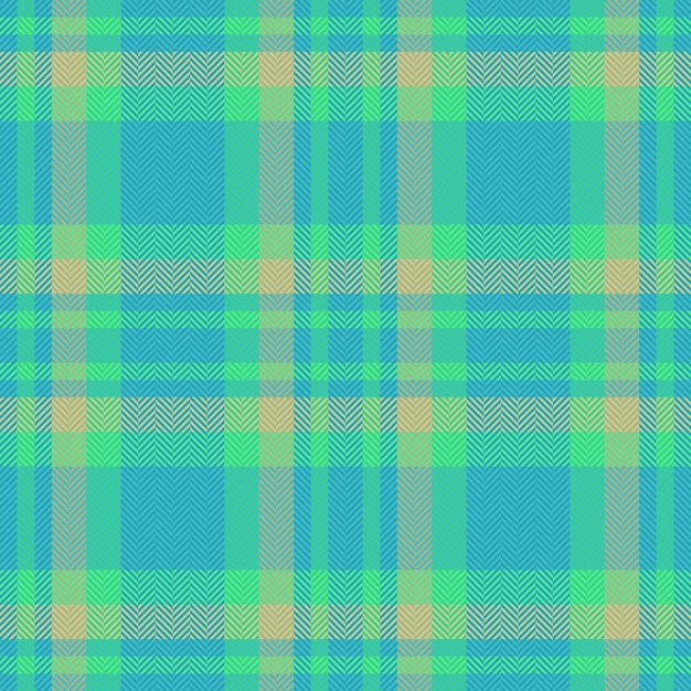 Textile background pattern Seamless texture fabric Vector tartan check plaid