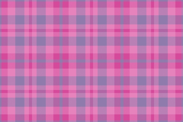 Textile check seamless Background vector texture Plaid tartan pattern fabric