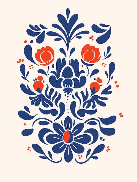 Vector textile design pattern