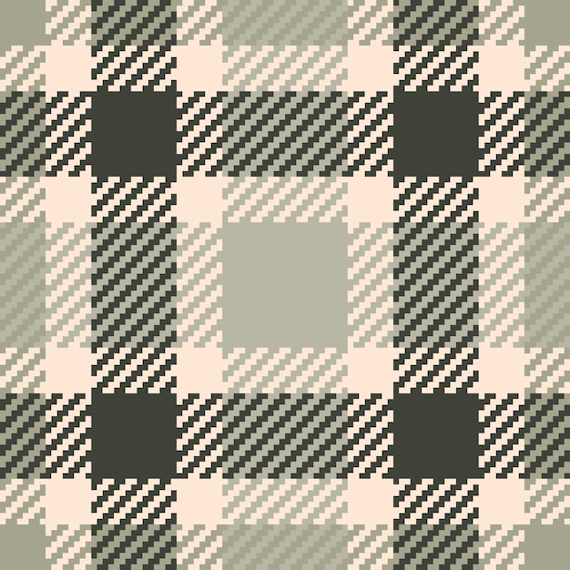 Vector textile design of textured plaid checkered fabric pattern swatch for shirt dress suit wrapping paper print invitation and gift card