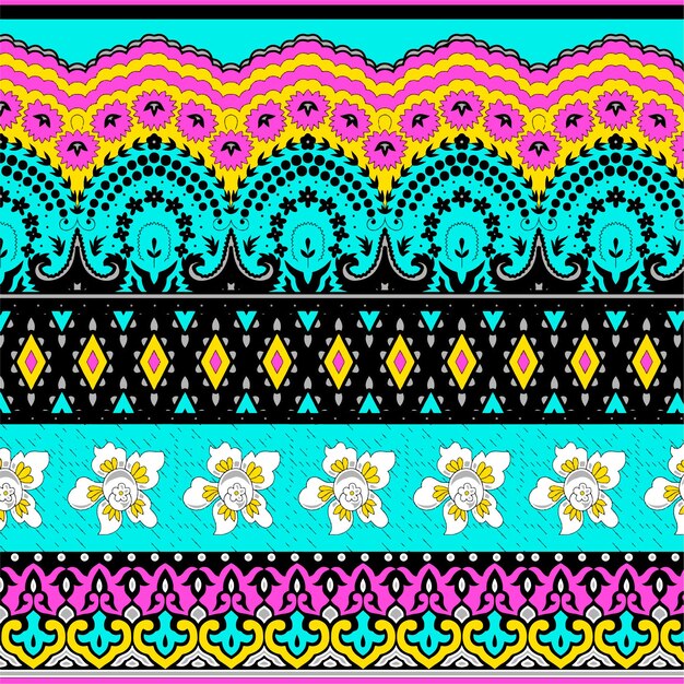 Vector textile pattern design