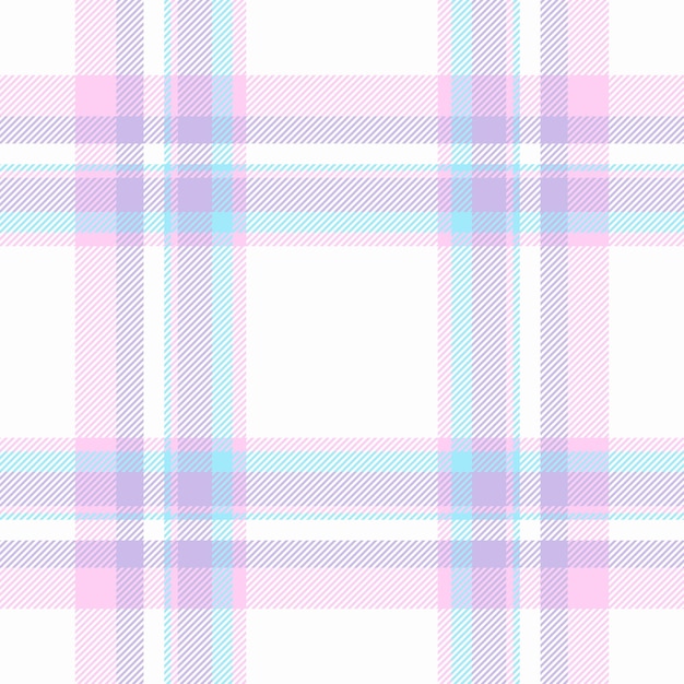 Textile pattern plaid of check background tartan with a seamless vector fabric texture