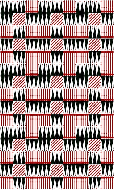 Vector textile pattern wax print motif design vector illustration