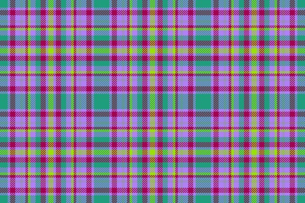 Textile seamless fabric Plaid vector background Texture tartan pattern check