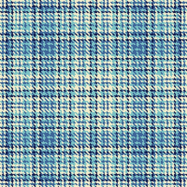 Textile tartan texture of plaid fabric pattern with a check seamless background vector