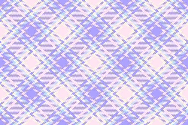 Textile texture plaid of pattern vector background with a fabric seamless check tartan