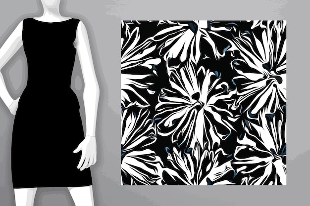 Textile and wallpaper patterns A printable digital illustration work Floral Print designs