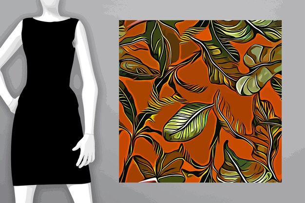 Textile and wallpaper patterns a printable digital illustration work floral print designs