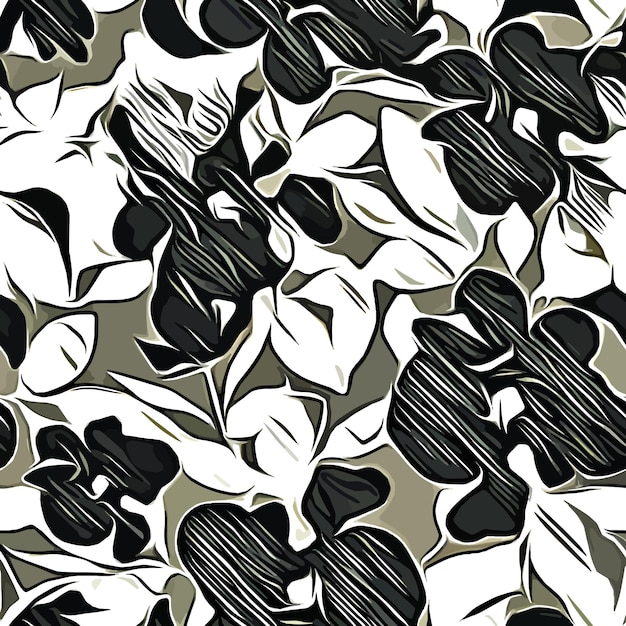 Узоры для текстиля и обоев Цифровая иллюстрация для печати Дизайн с цветочным принтом