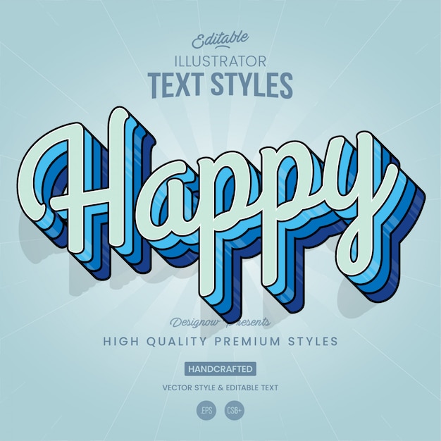 Vector textstyle