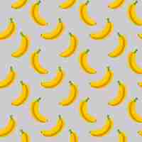 Vector textura bananas amarillas decoracion