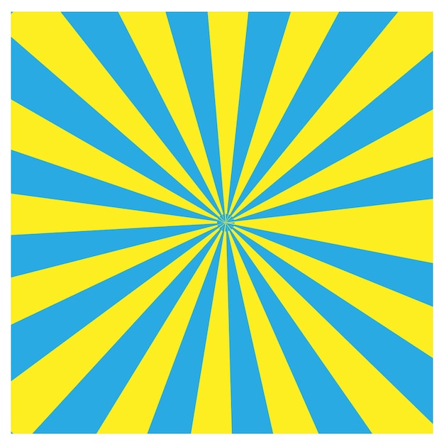 Vector texture background blue and yellow light sunburst abstract vector