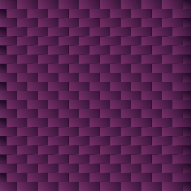 Texture in the form of a brick wall with a purple gradient. Background square