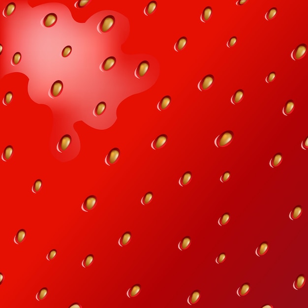 Texture Of Fresh Strawberry