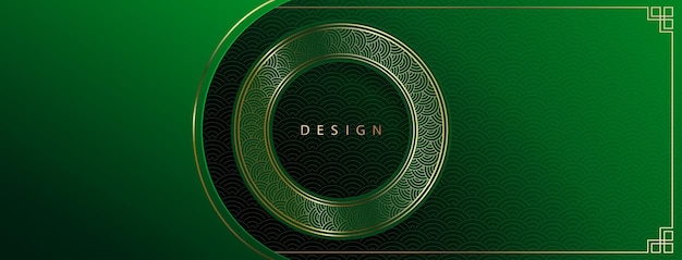 Texture illustration of a green tint with a shiny round frame