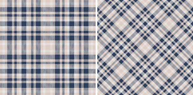 Texture pattern vector of plaid fabric tartan with a textile background check seamless