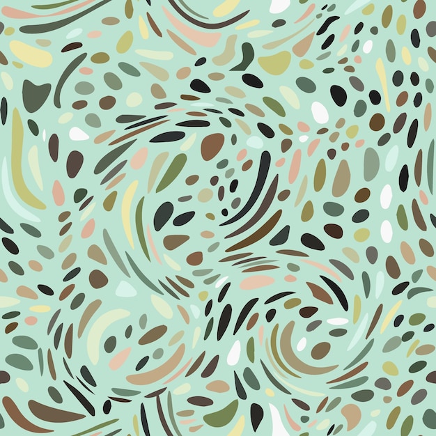 Texture of pieces and particles in the Italian style. Seamless pattern.