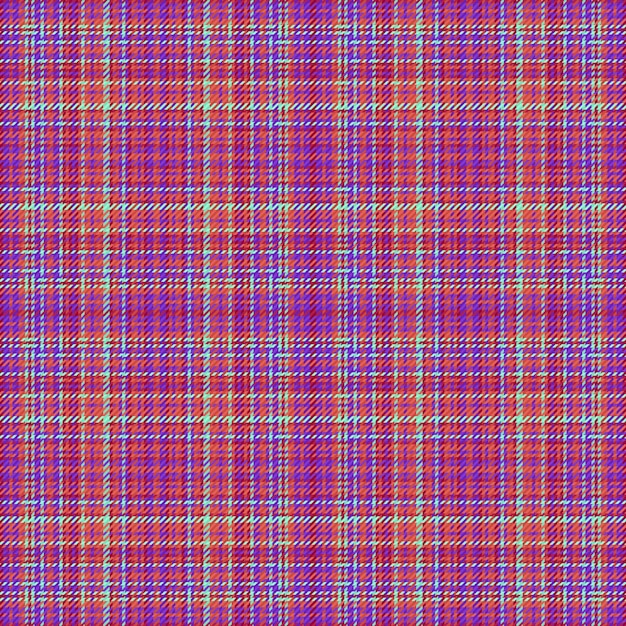 Trama tessuto plaid controllo tessile senza cuciture tartan del motivo di sfondo vettoriale