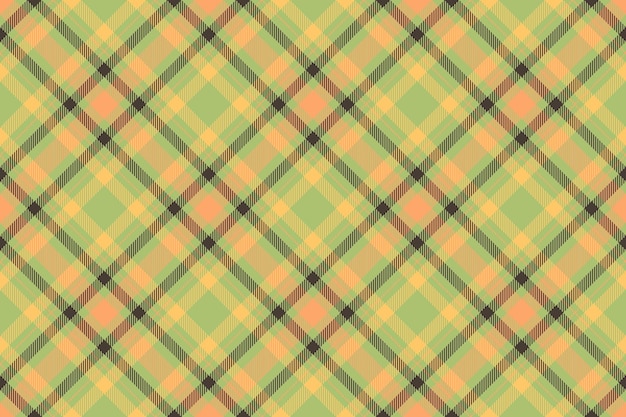 Texture seamless check of textile fabric pattern with a plaid vector tartan background