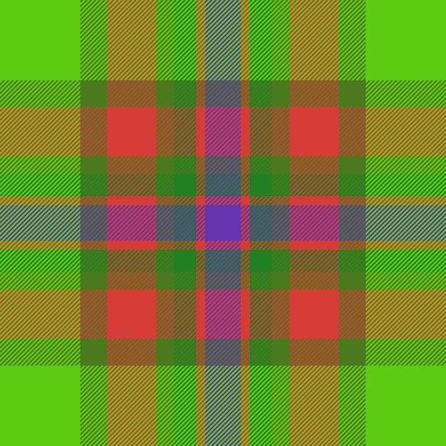 Vector texture textile fabric of tartan pattern check with a background plaid vector seamless