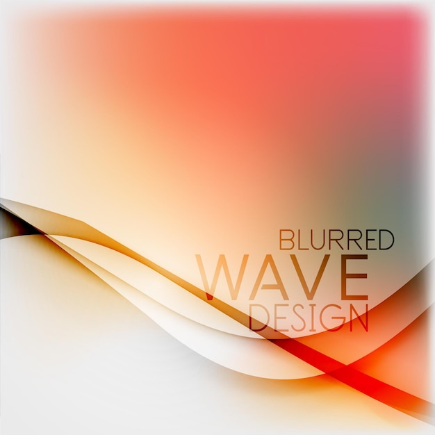 Textured blurred color wave background