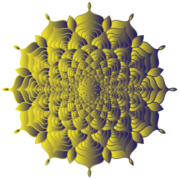 벡터 질감 자수 꽃 3d 다채로운 만다라 패턴