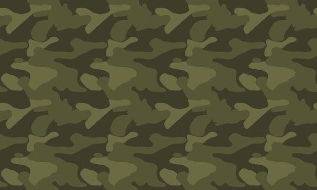 Textuur militair camouflage naadloos vectorpatroon voor stof achtergrondbehang en anderen