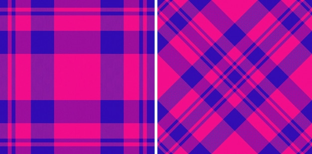 Textuur textiel vector Geruite stof patroon Achtergrond tartan naadloze check