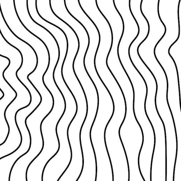 Textuur uit de vrije hand met verticale golvende lijnen