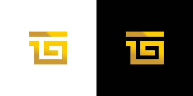 Vector tg 로고 모노그램 벡터 템플릿logo gg