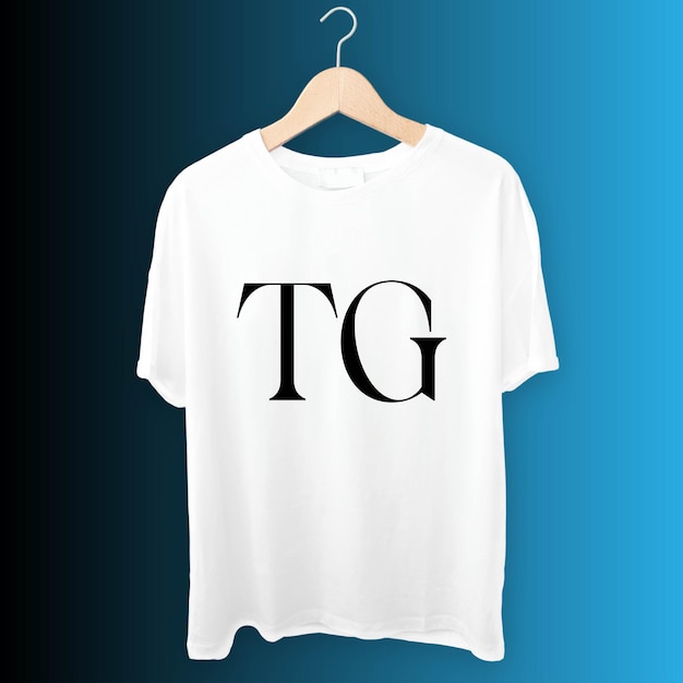 TG 백색 티셔츠 디자인