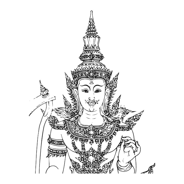 Vector thai art 009