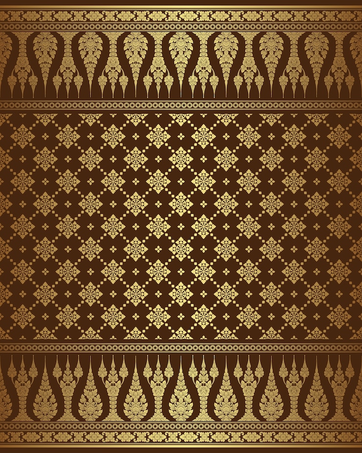 Vector thai art background 
