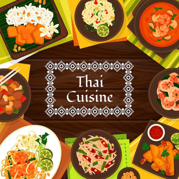 Thai cuisine. traditional dishes