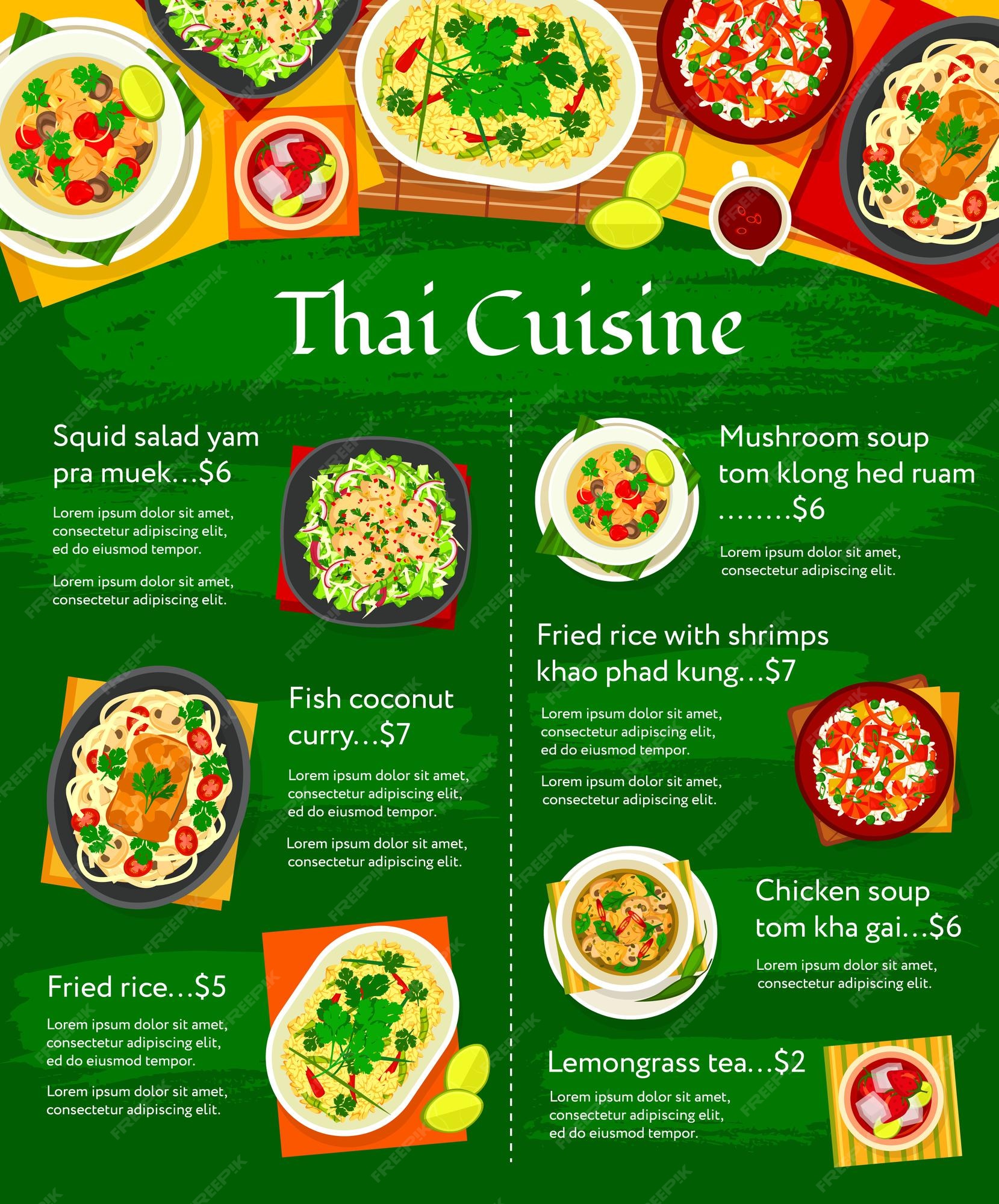 Thai Food Menu thai-food-menu
